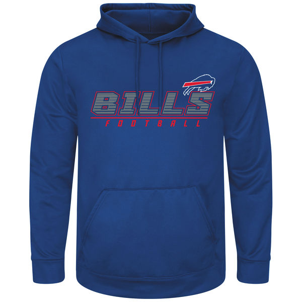 Men Buffalo Bills Majestic Punt Return Pullover Hoodie Royal->buffalo bills->NFL Jersey
